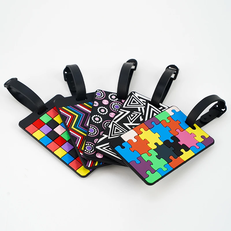 PVC Label Rubber Tag Gift Holder Luggage Tag