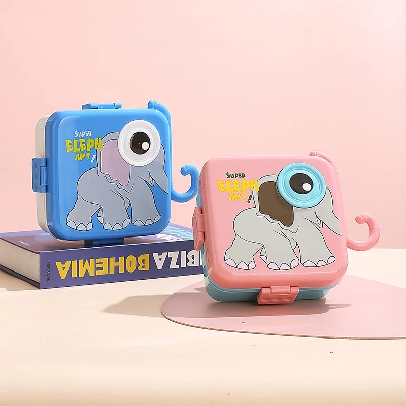  PP Plastic Bento Lunch Box（ Elephant）