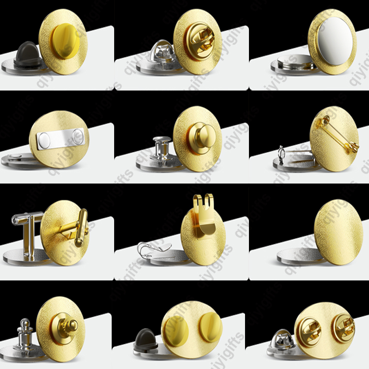 Metal Brooch  Enameled Lapel Pins 