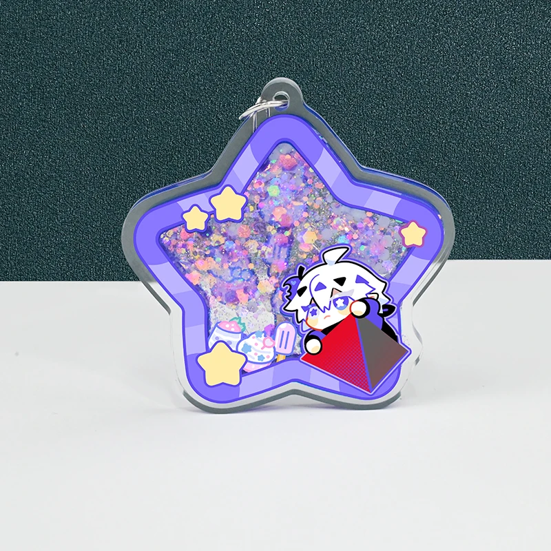 Acrylic Quicksand Stand Thick Clear Glitter Liquid 