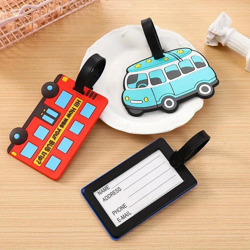 PVC Label Rubber Tag Gift Holder Luggage Tag