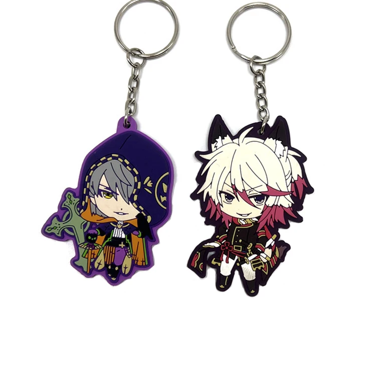 PVC Key Chains Custom Sneaker Anime  Cartoon Keyring