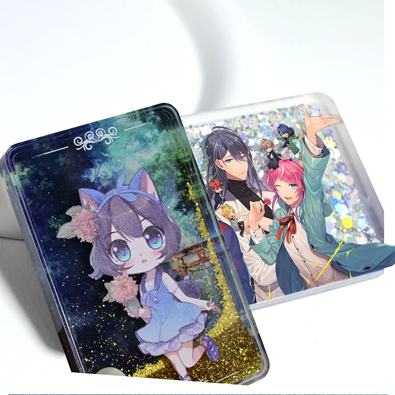 Acrylic Quicksand Stand Thick Clear Glitter Liquid 