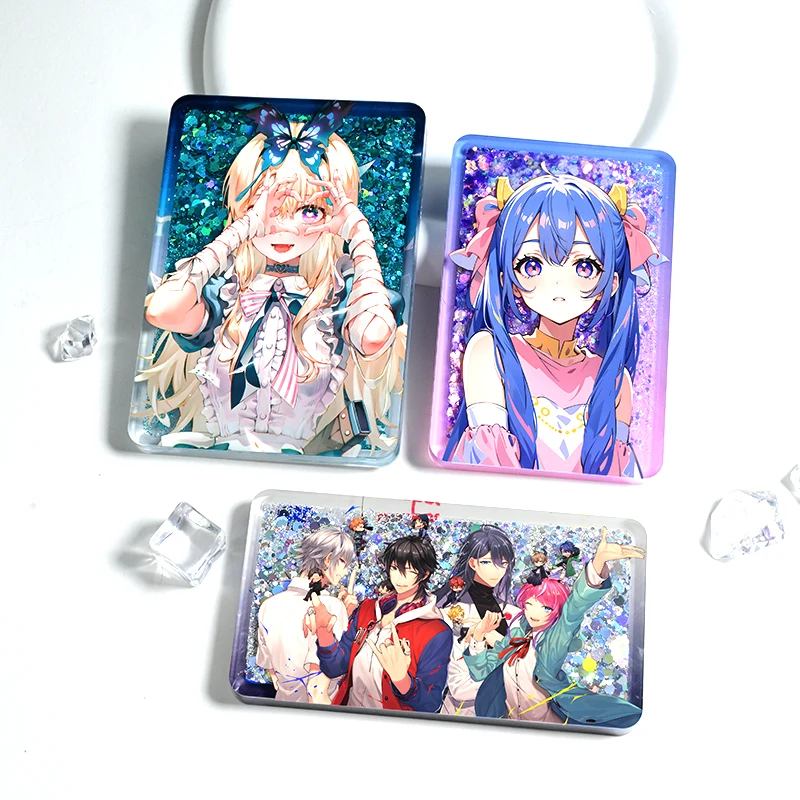 Acrylic Quicksand Stand Thick Clear Glitter Liquid 