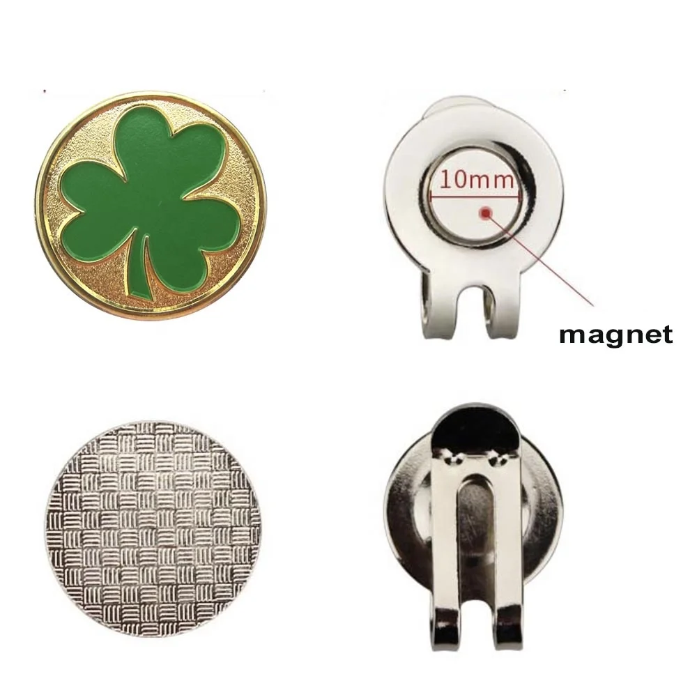 Metal Golf Cap Clip Ball Marker