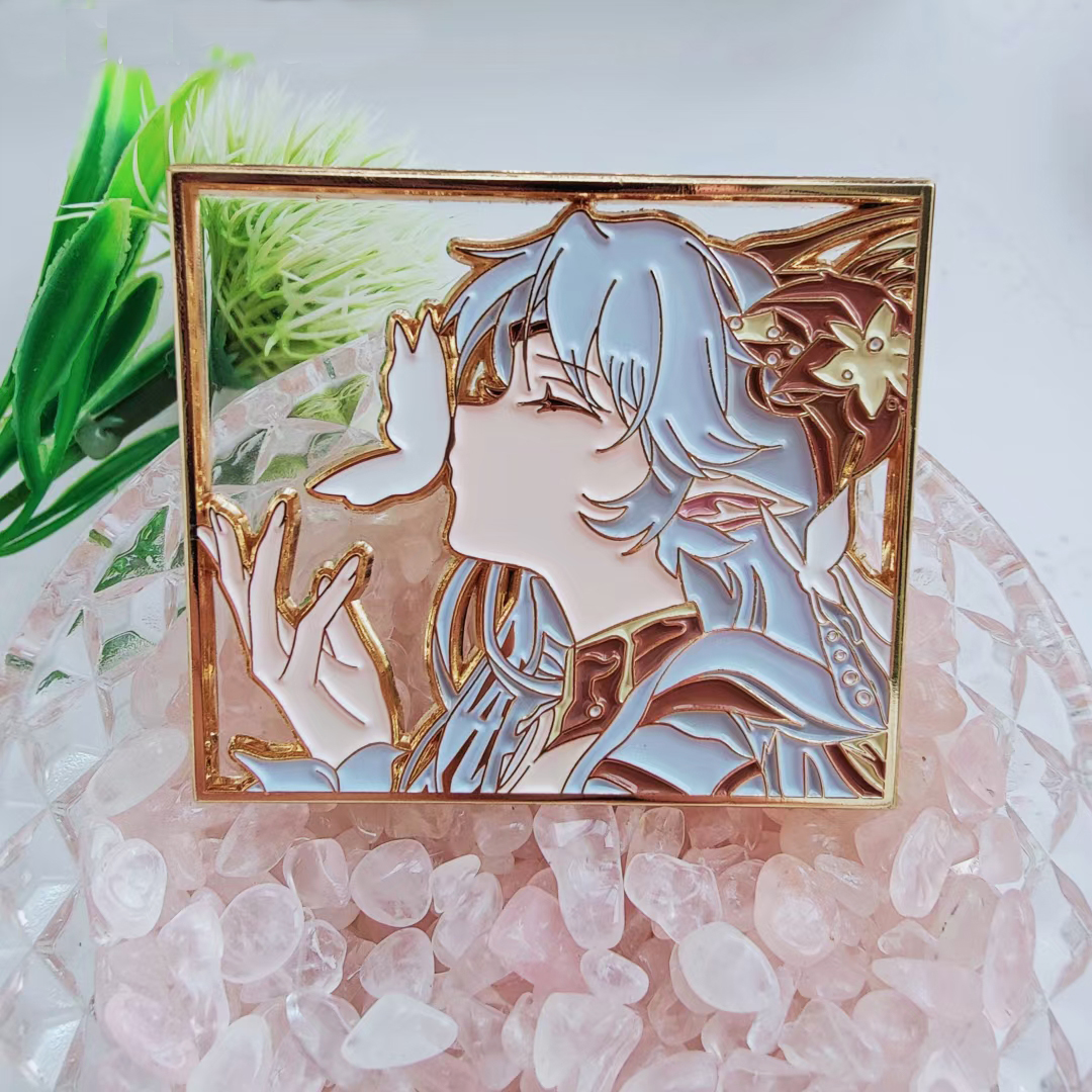 Metal Enamel Pin Soft  Cartoon 