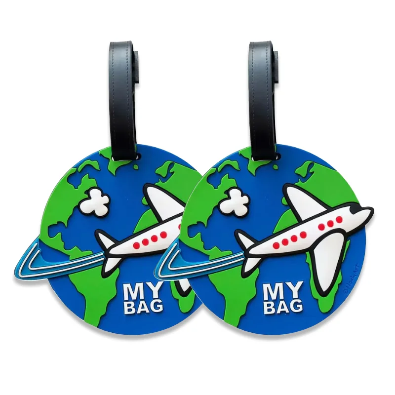  Cartoon Luggage Tag Printed Wedding Logo