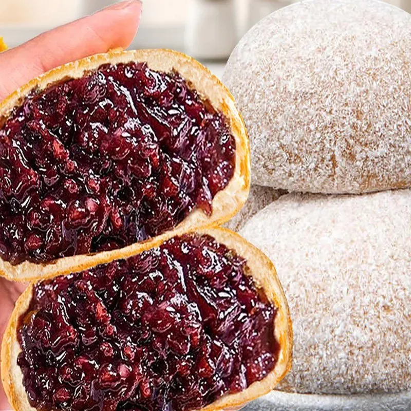 건강 영양 간식 샌드위치 손 찢은 빵 통째로 자색 쌀 고구마 식사 대용 아침 간식 맛 식감 폭발