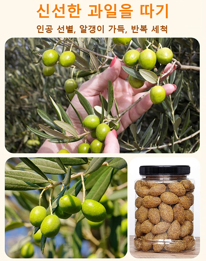 기침을 멎게 하고 가래를 삭이는 감초 올리브 건과일