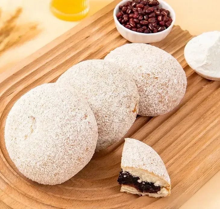 건강 영양 간식 샌드위치 손 찢은 빵 통째로 자색 쌀 고구마 식사 대용 아침 간식 맛 식감 폭발