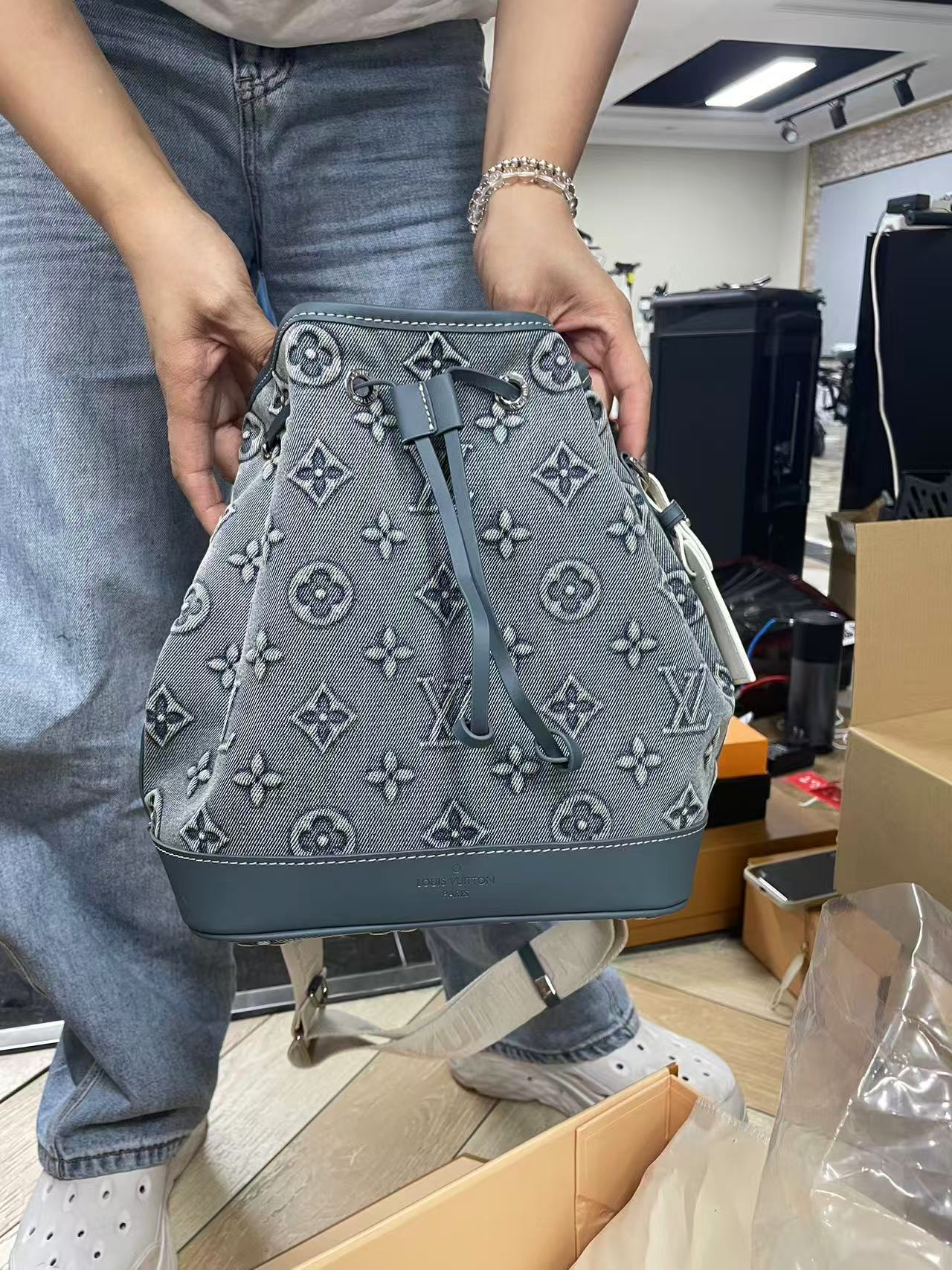 小背包復古水洗牛仔風