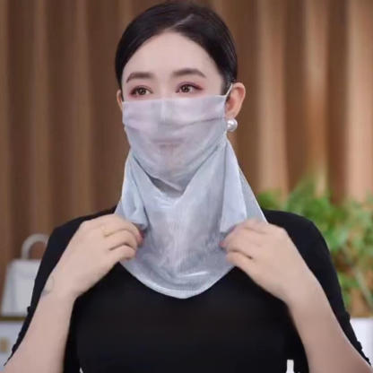 多功能炫彩磁扣防曬面紗