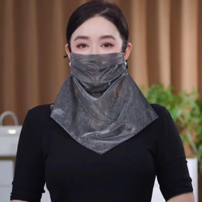 多功能炫彩磁扣防曬面紗