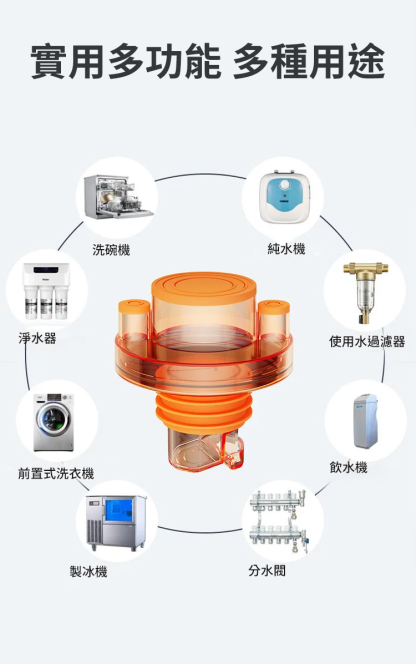 下水管三通排水管三合一防臭塞