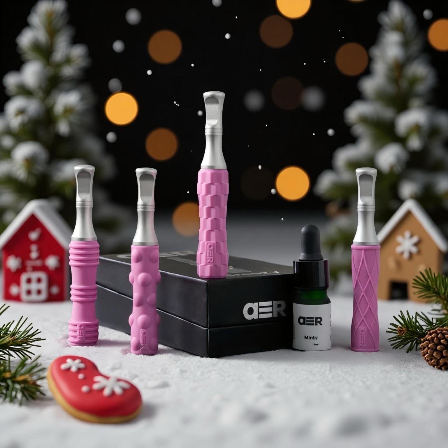 🎄 AER 聖誕禮盒套裝｜Breezy ×1 + Plenty ×4 + Eazy ×2