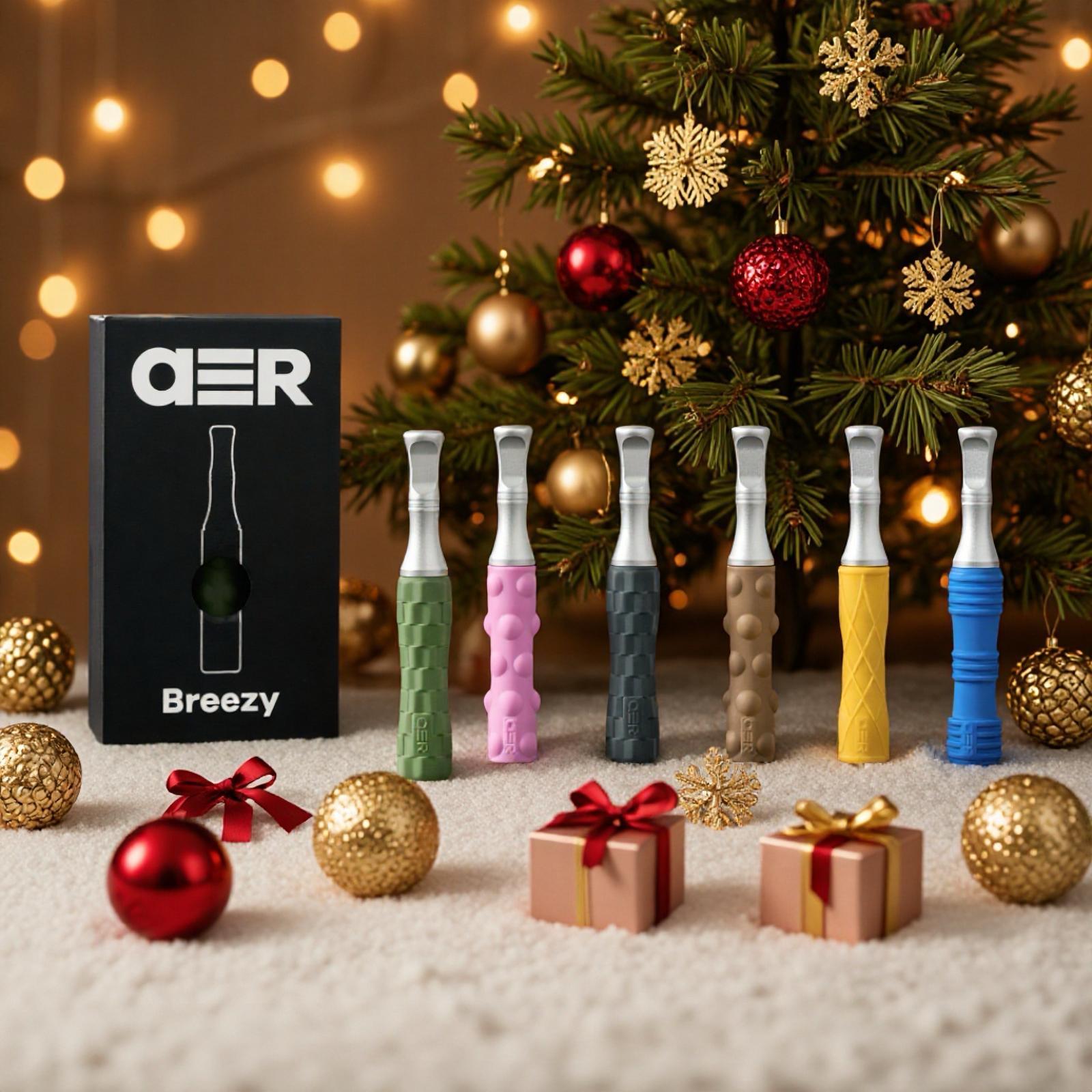 🎄 AER 聖誕限定禮盒套裝｜Breezy ×1 + Plenty ×4 + Eazy ×2