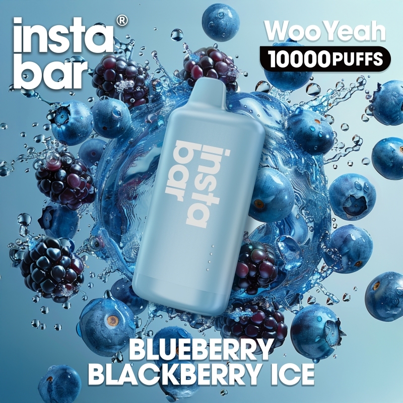 INSTABAR Woo yeah 10000 PUFFS  Blueberry Blackberry Ice