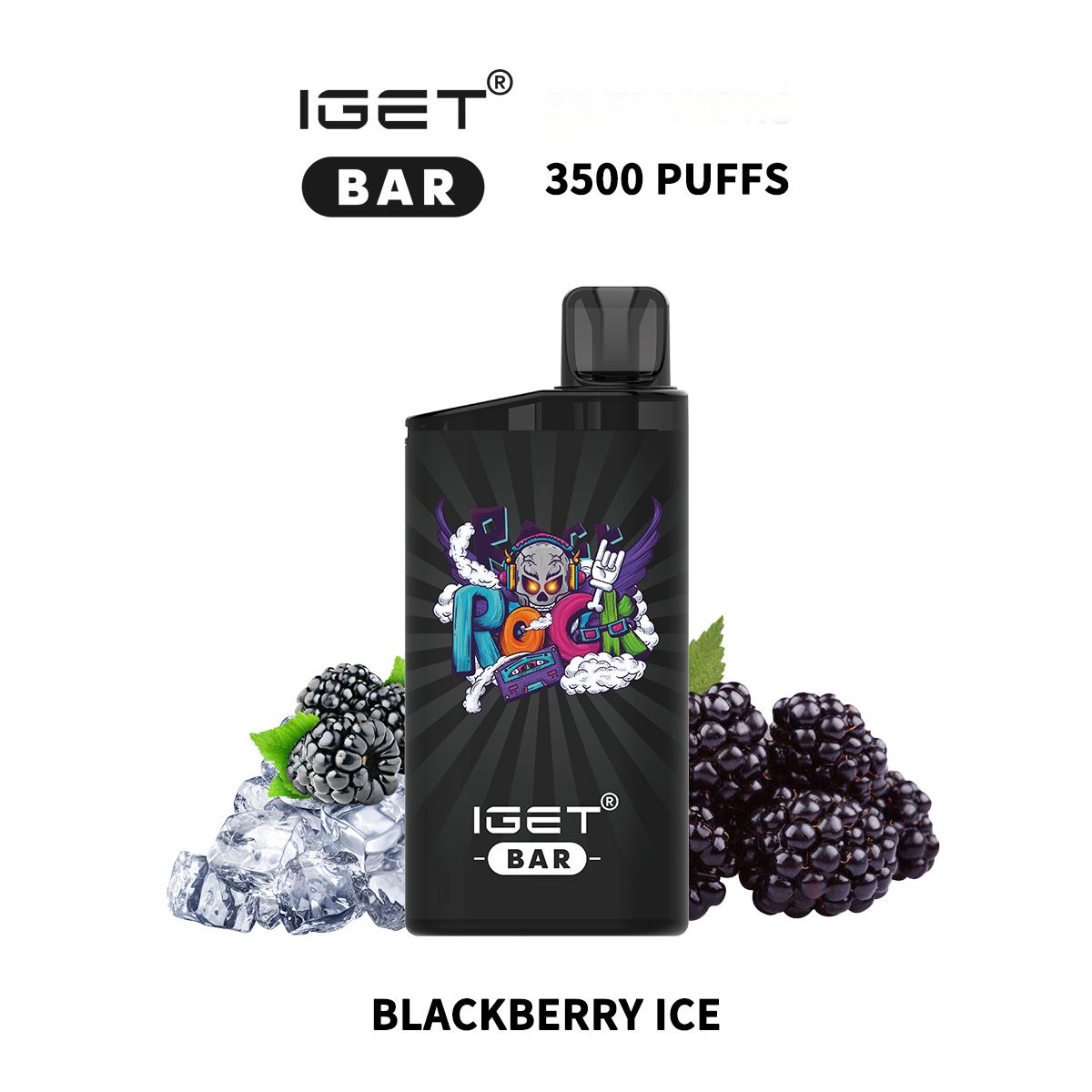 IGET Bar 3500 Puffs-Blackberry ice