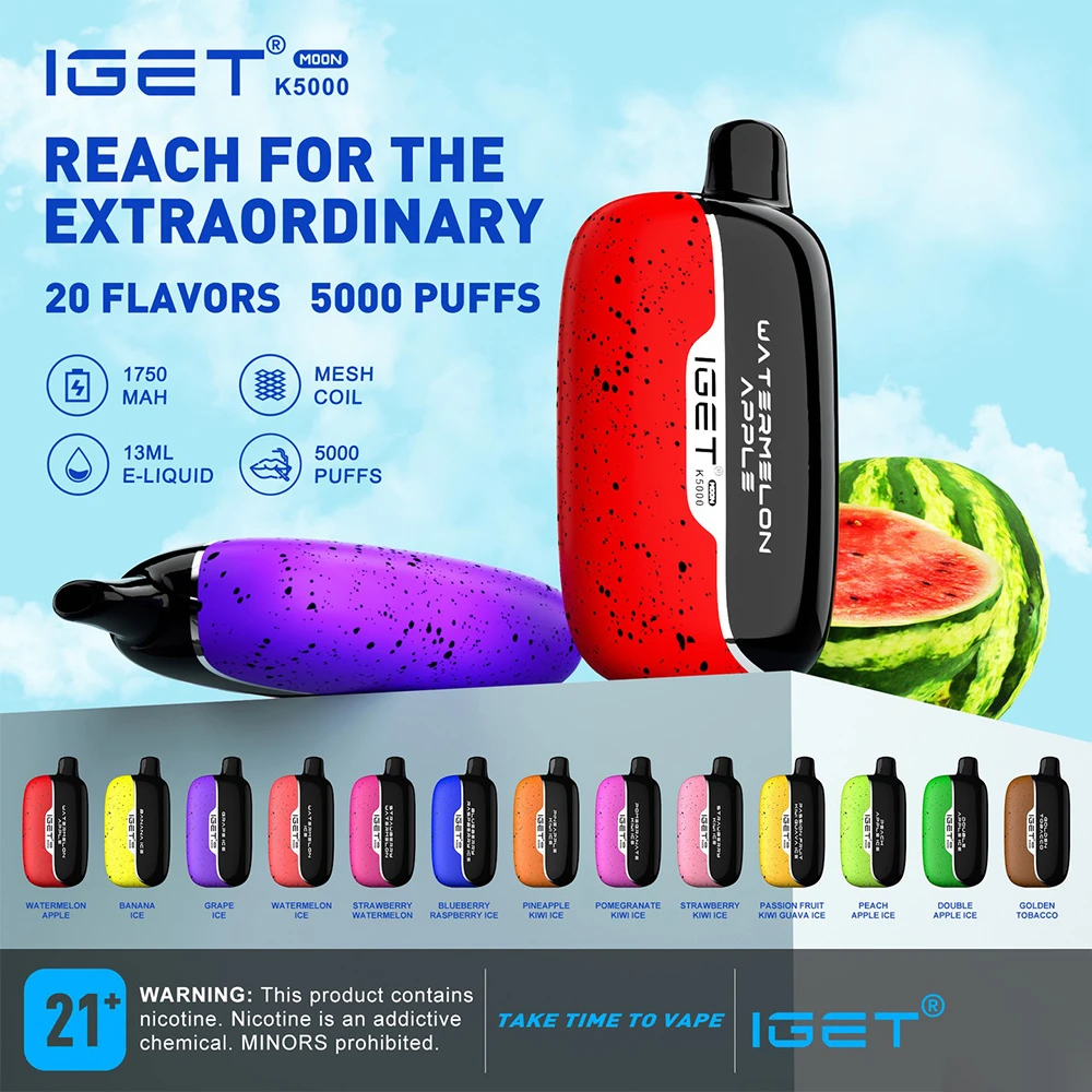 IGET Moon 5000 Puffs Bundle ( 3,5,10 PCS )