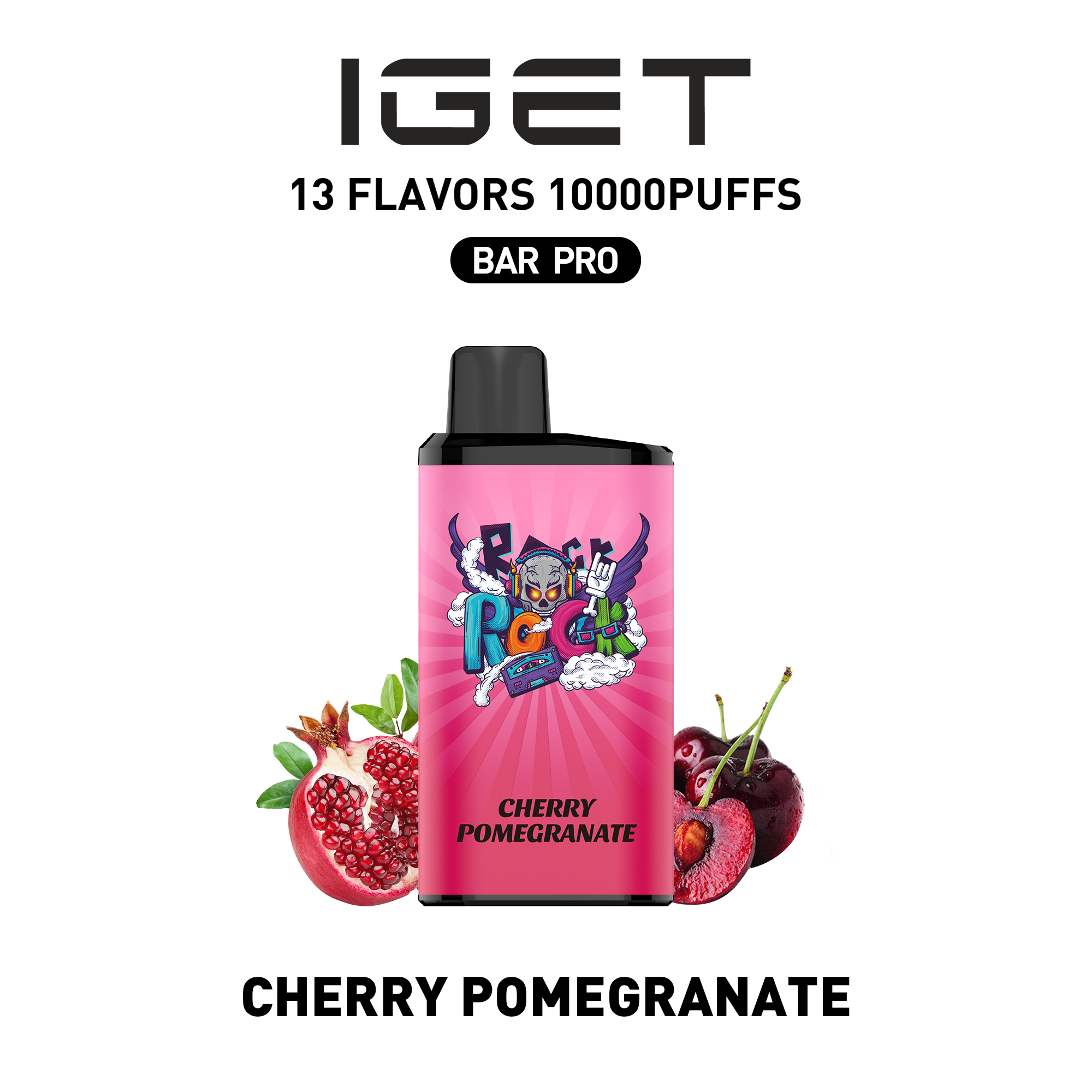 Cherry Pomegranate – IGET Bar Pro 10000 Puffs