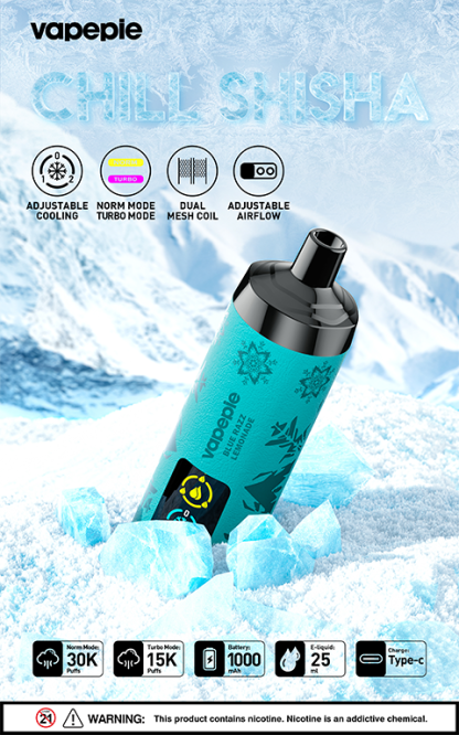 VAPEPIE AirPush 30000 PUFFS[The first ultra-high puff shisha]
