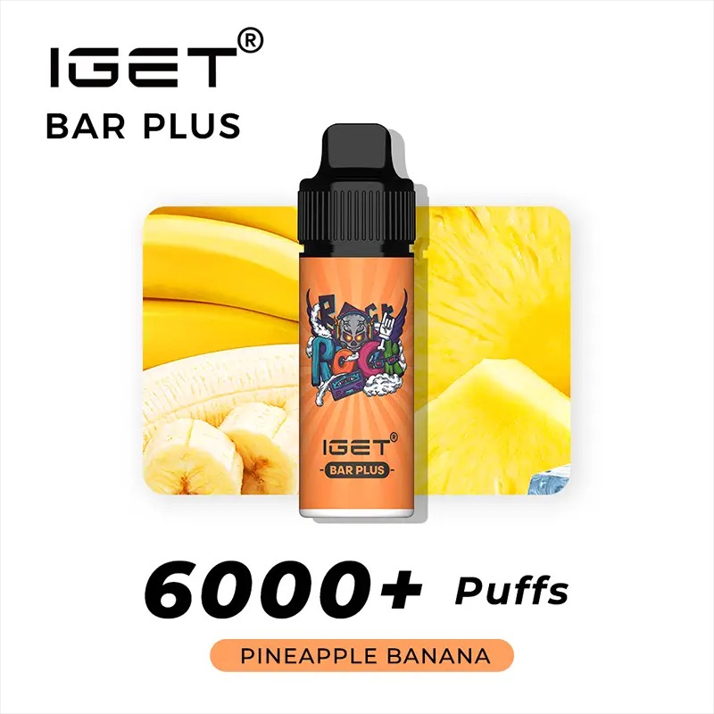 Kiwi Pineapple Ice – IGET Bar Plus 6000 Puffs