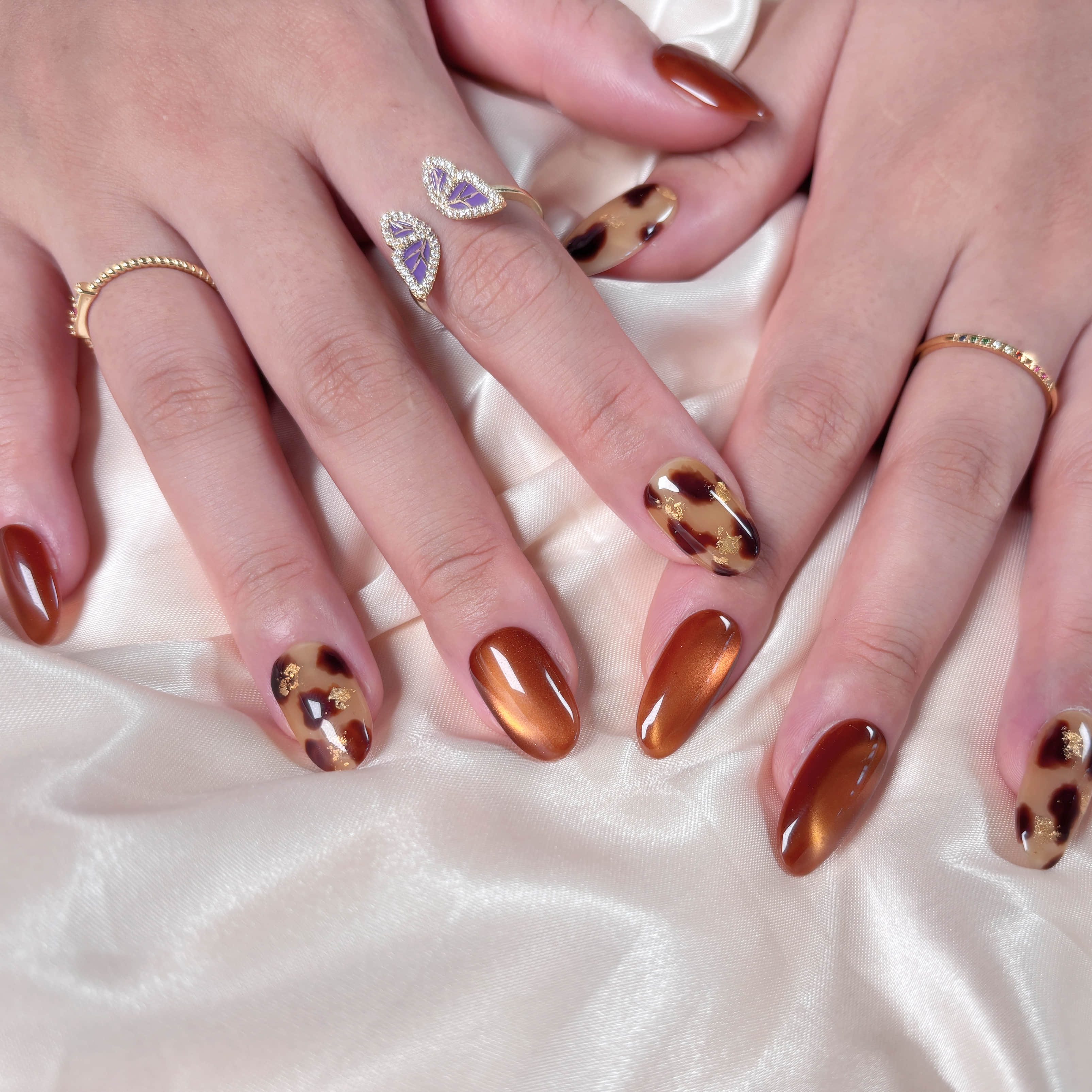 361】ピンク✖️フレンチネイルチップ