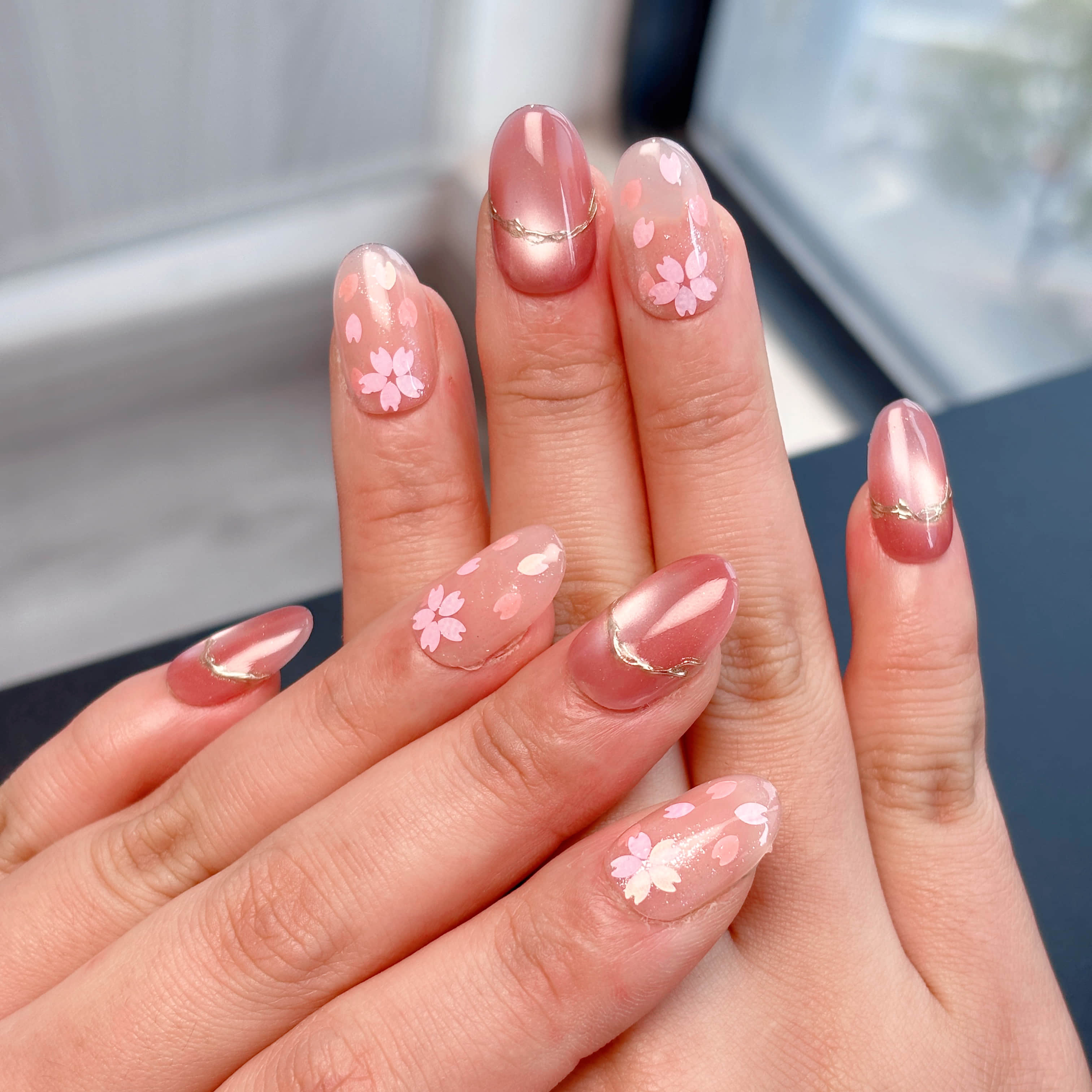 【1103】春桜ネイル