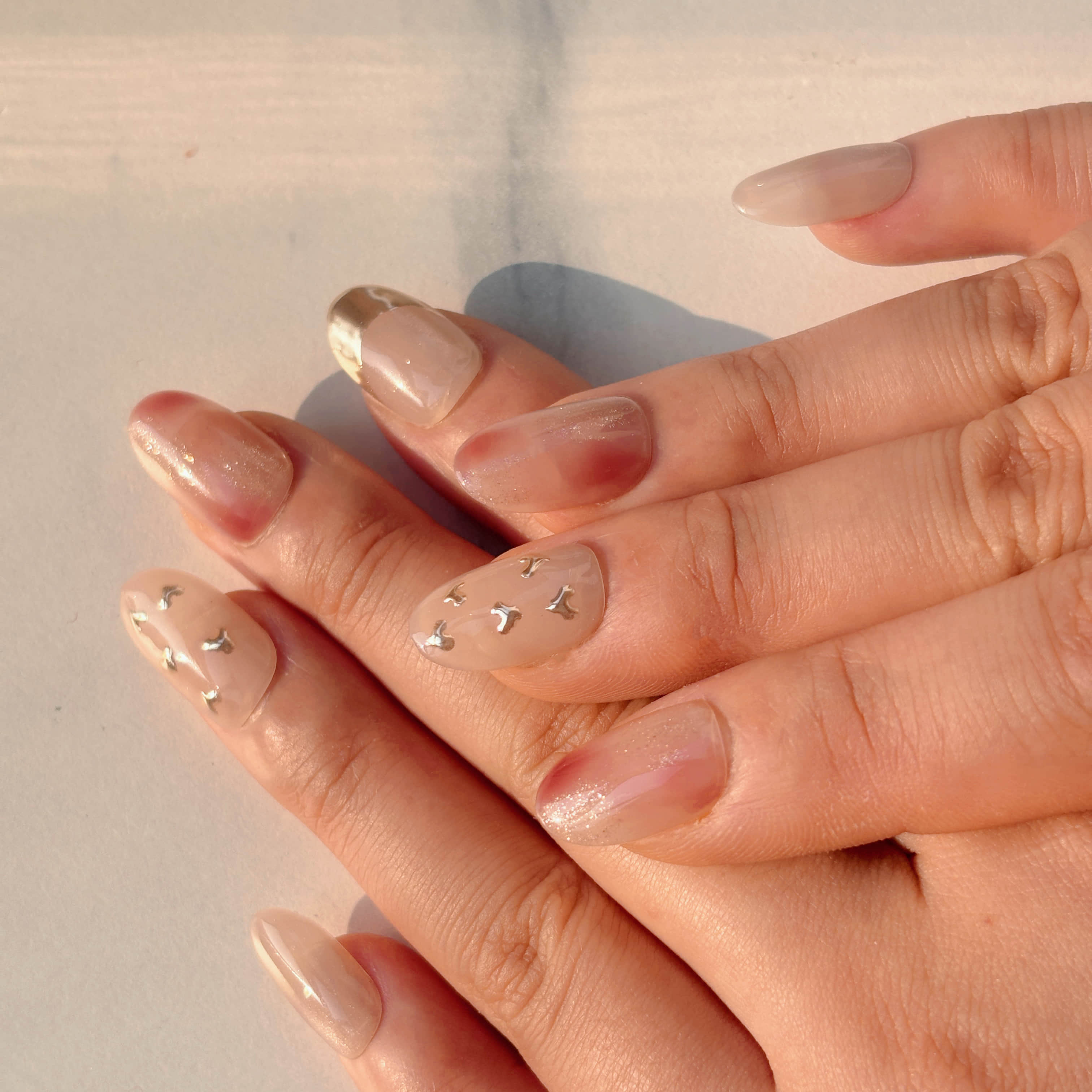 【1118】ハートグラデーションフレンチ