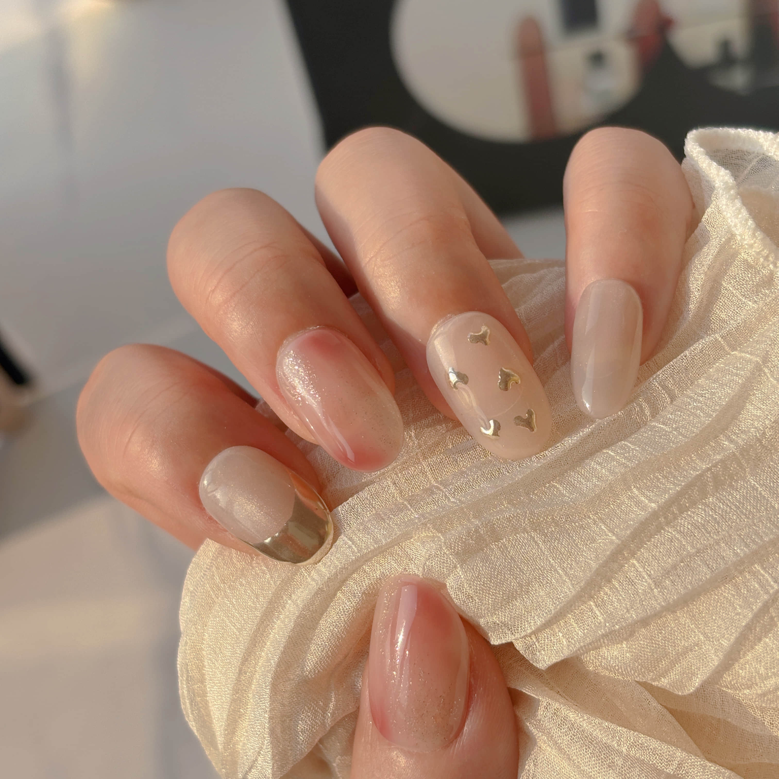 【1118】ハートグラデーションフレンチ