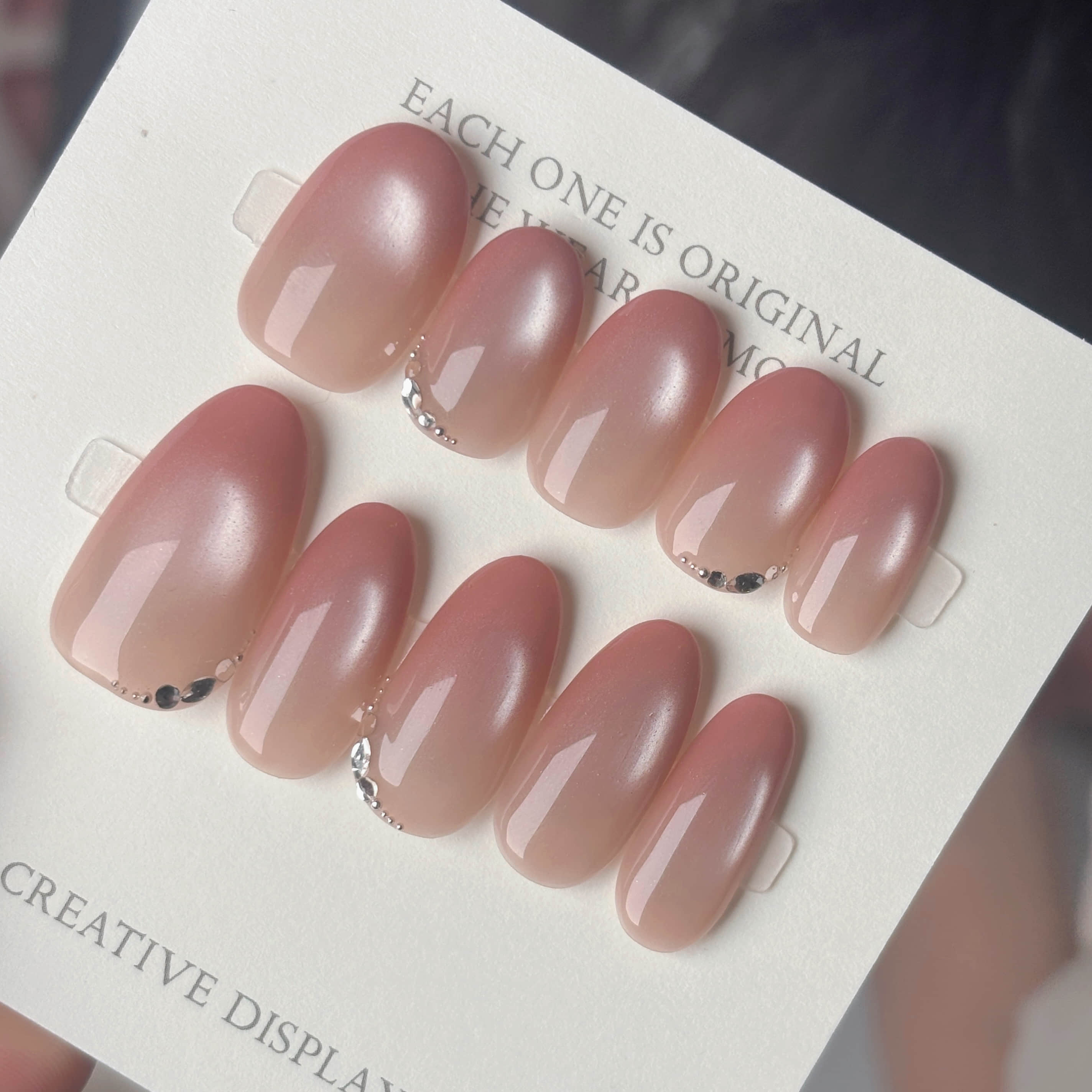 【1117】ピンクのパチパチネイル