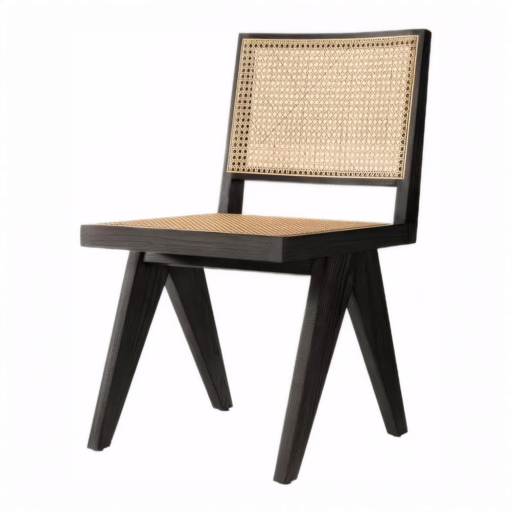 Wide Lattice Dining Chair