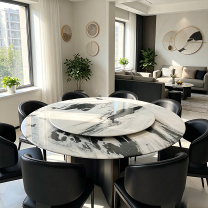 Panda White Natural Marble