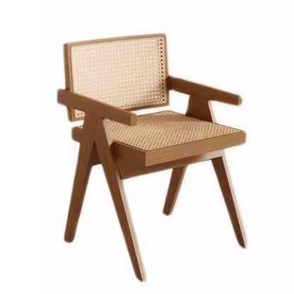 藤编餐椅