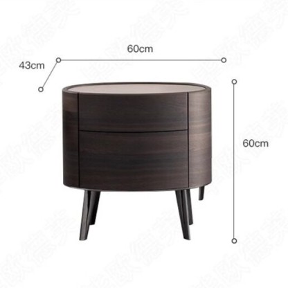 Verno Round Bedside Table