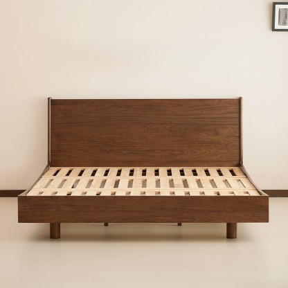 AeroLift Solid Walnut Bed