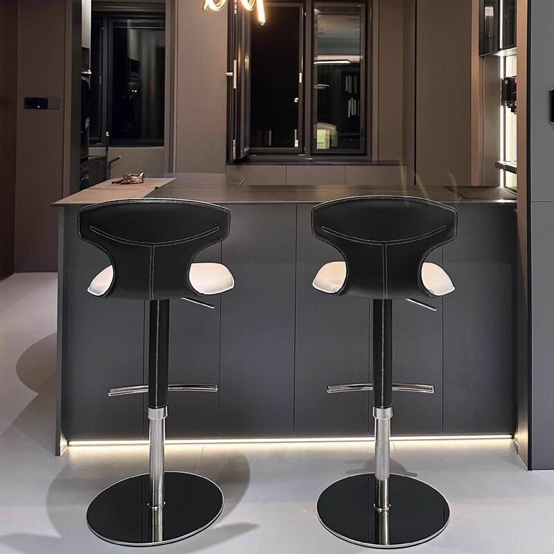 Vero Leather Bar Stool