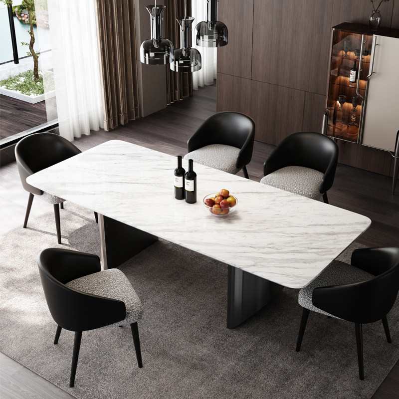 Carrara Soul Natural Marble Dining Table