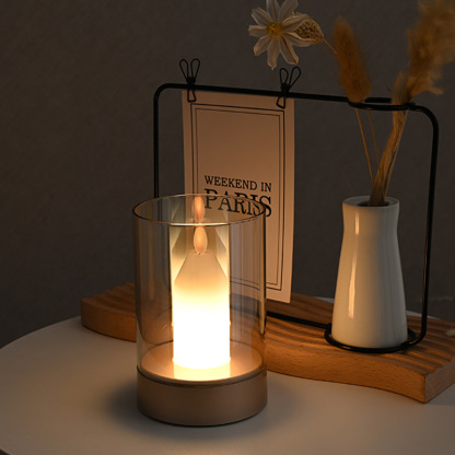Aurora Glow Candle Lamp