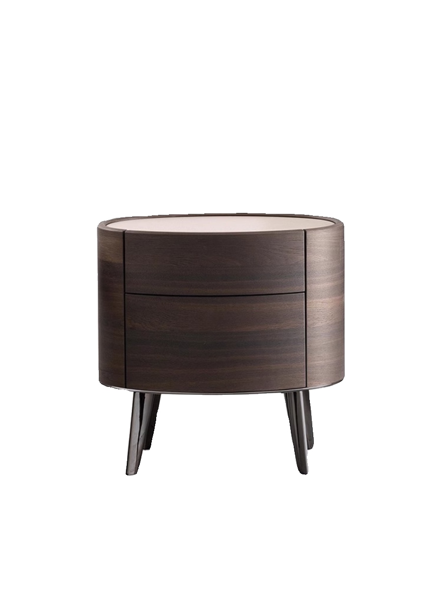 Verno Round Bedside Table