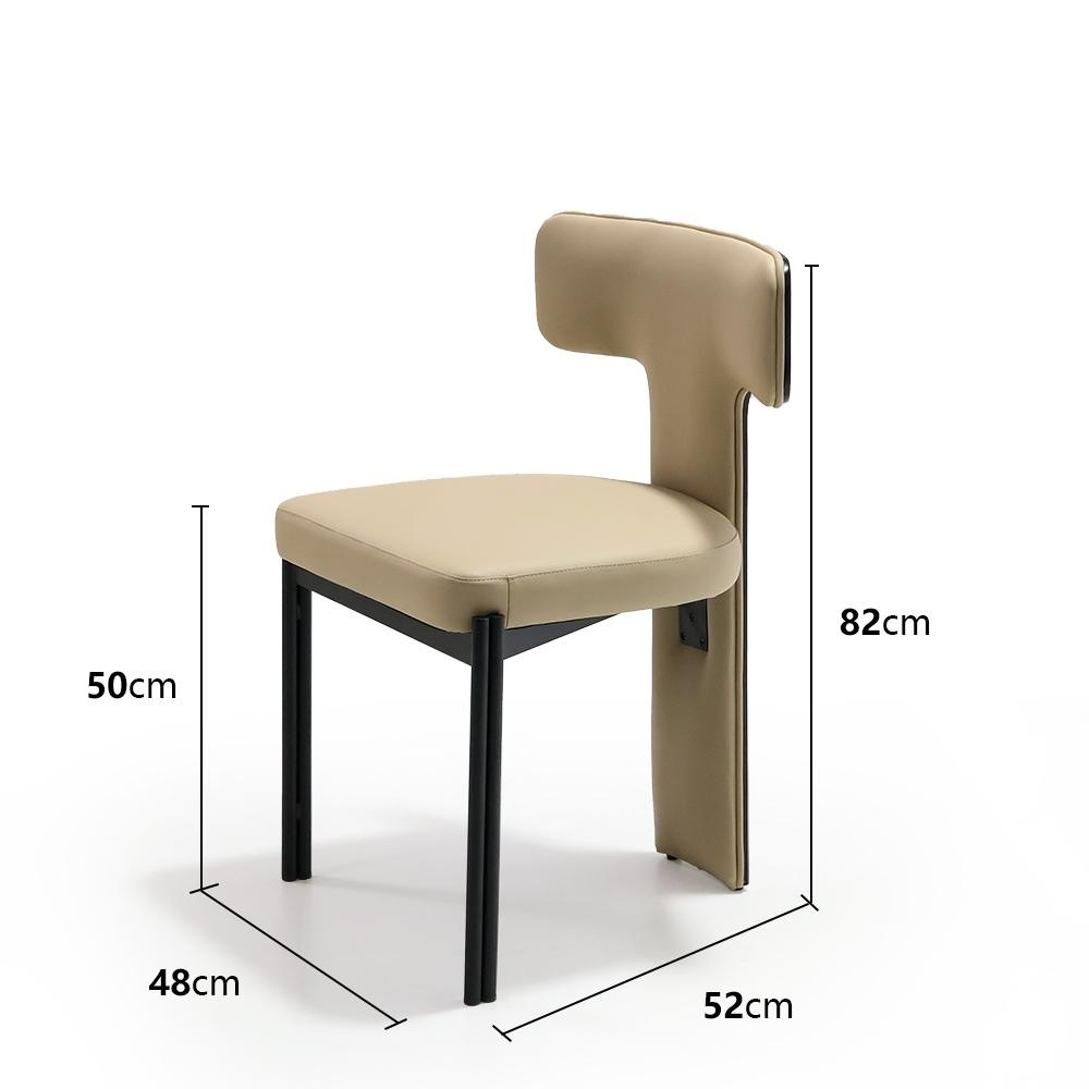 T字餐椅米色
