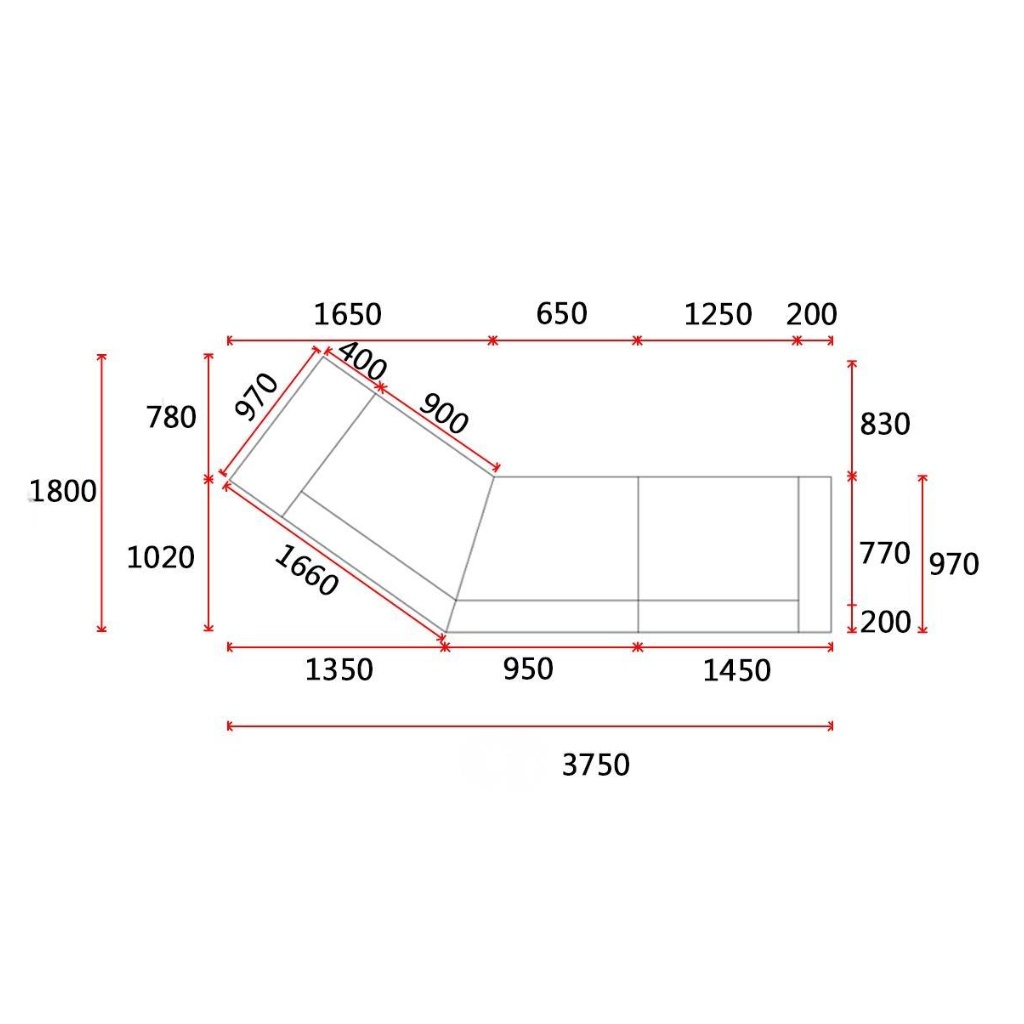 地平线沙发橙棕色