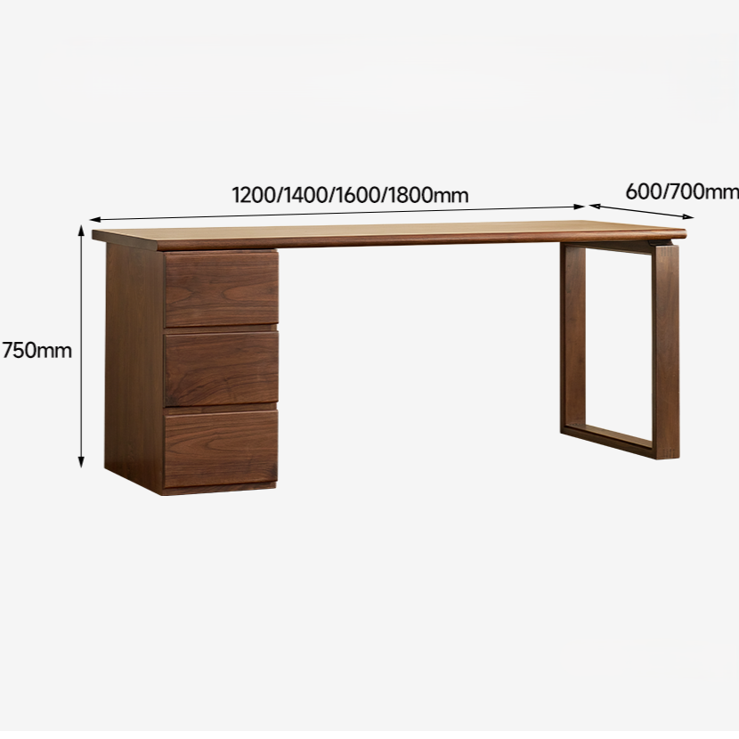 Alderwood Walnut Writing Desk