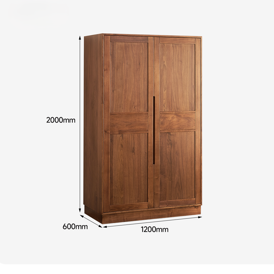 Walden Modular Walnut Wardrobe