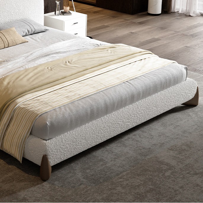 CloudNest Bouclé Bed