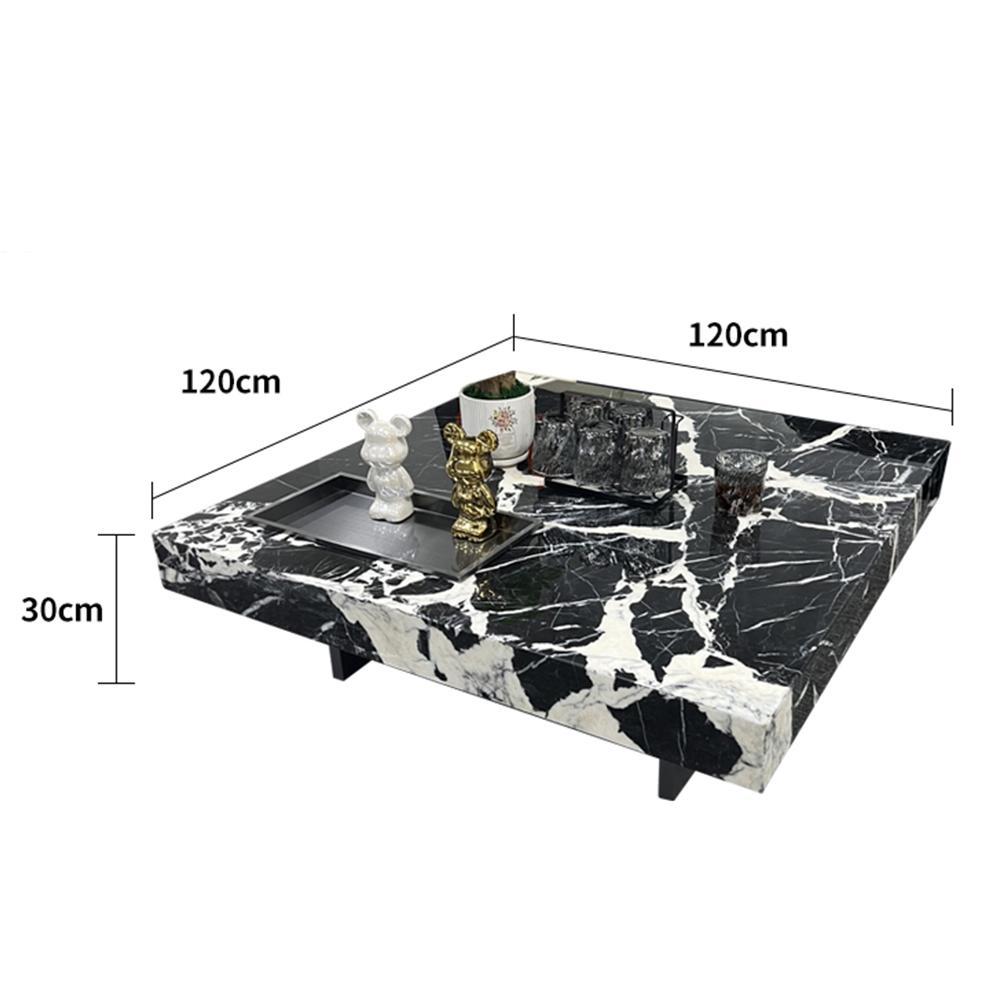 宝格丽黑悬浮茶几
