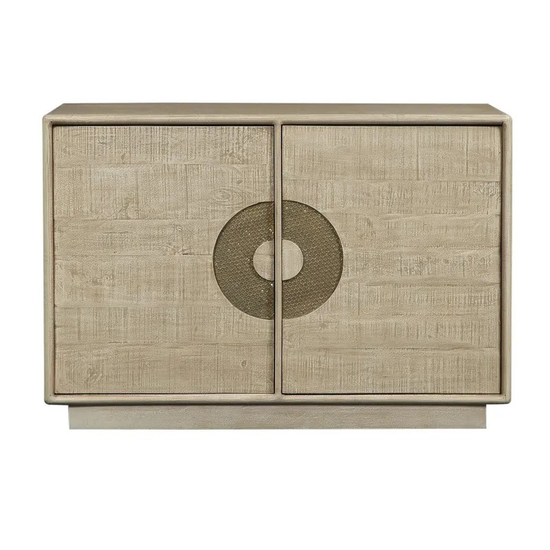 Solace Textured Accent Cabinet