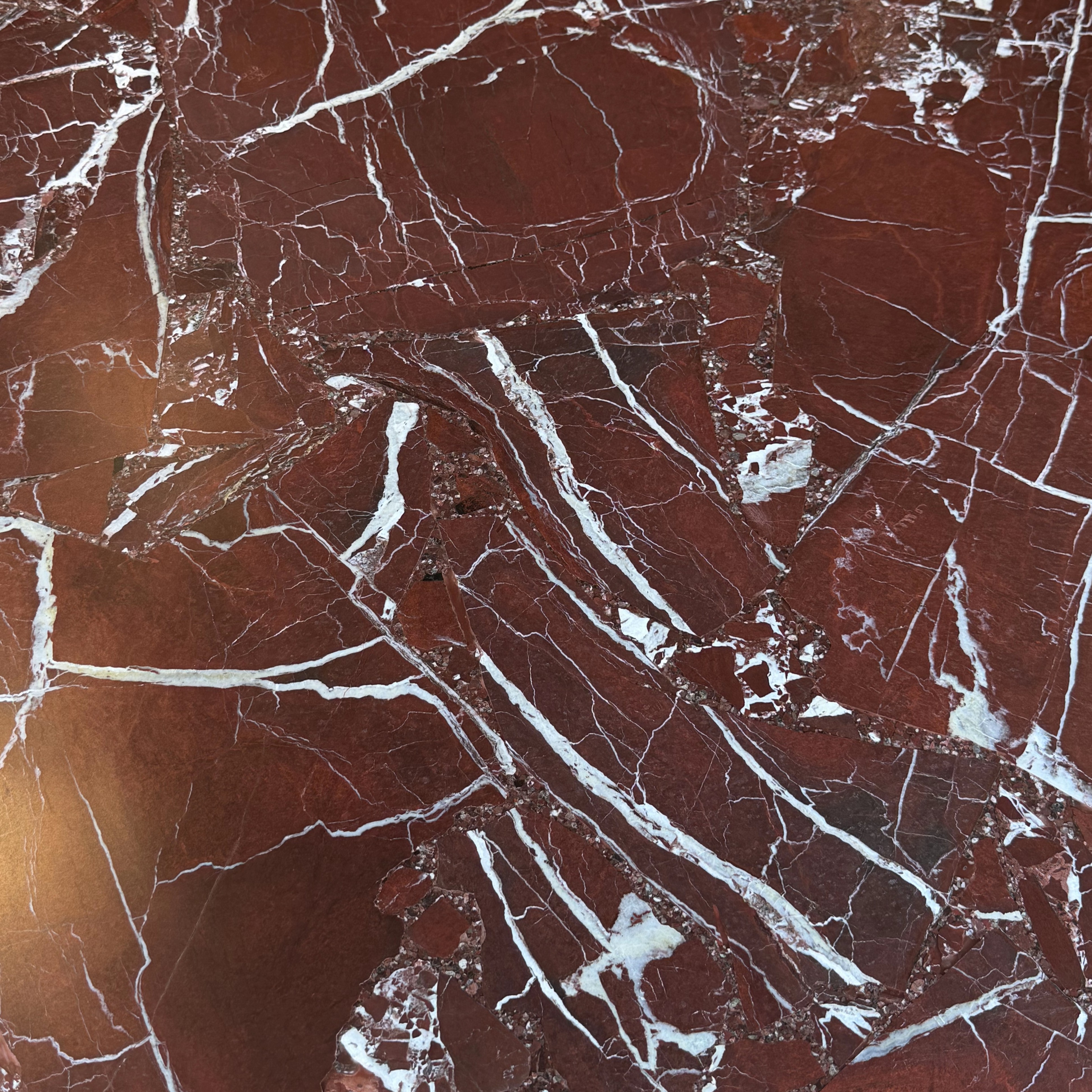 Rosso Viola Marble Dining Table