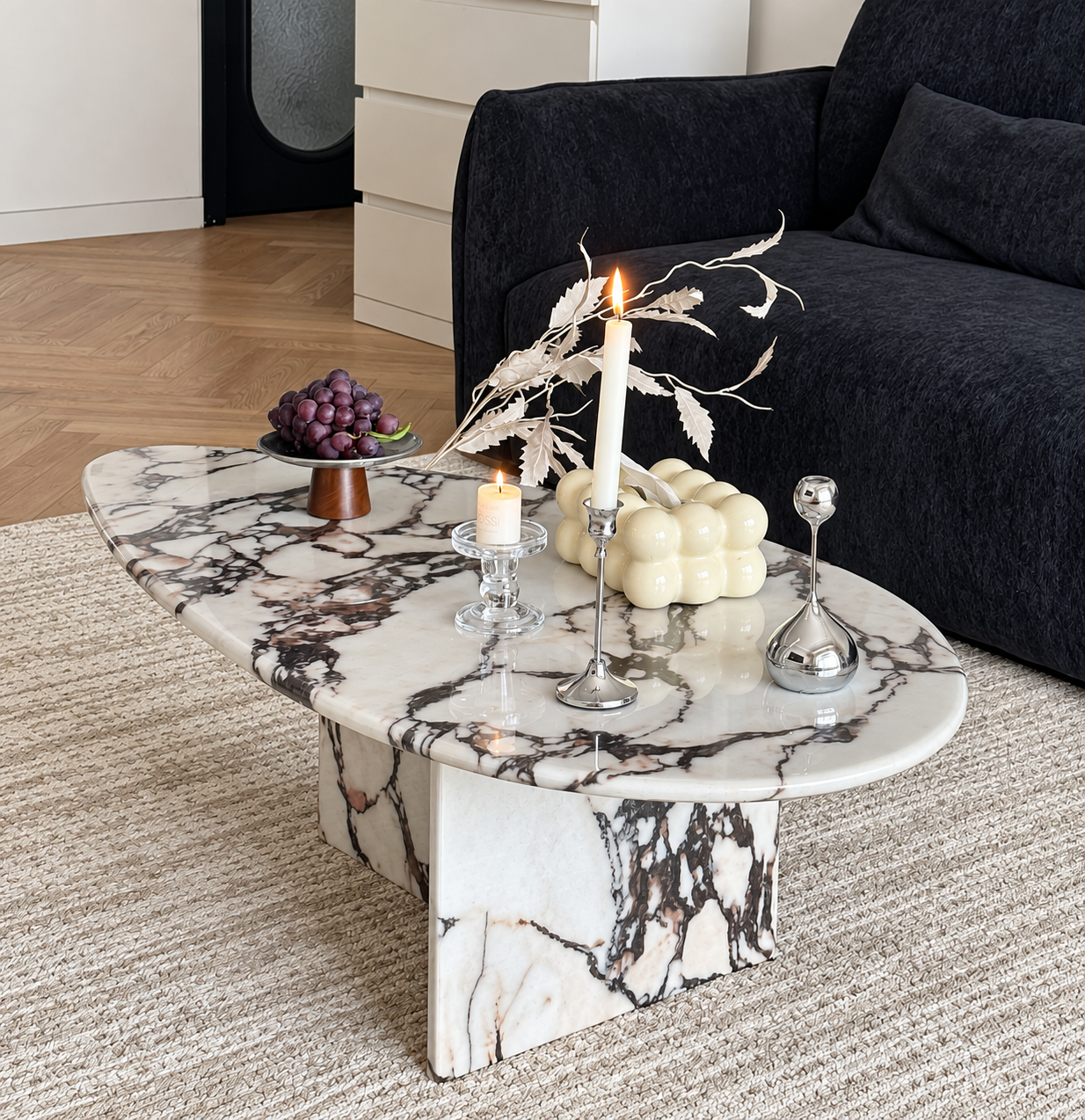 Arabescato Marble Coffee Table