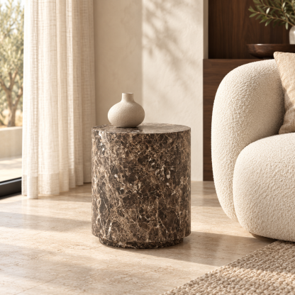Sorrento Brown Marble Pedestal